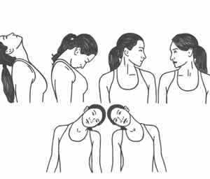 esercizi angolari del collo